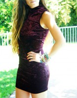 Vestido terciopelo 
